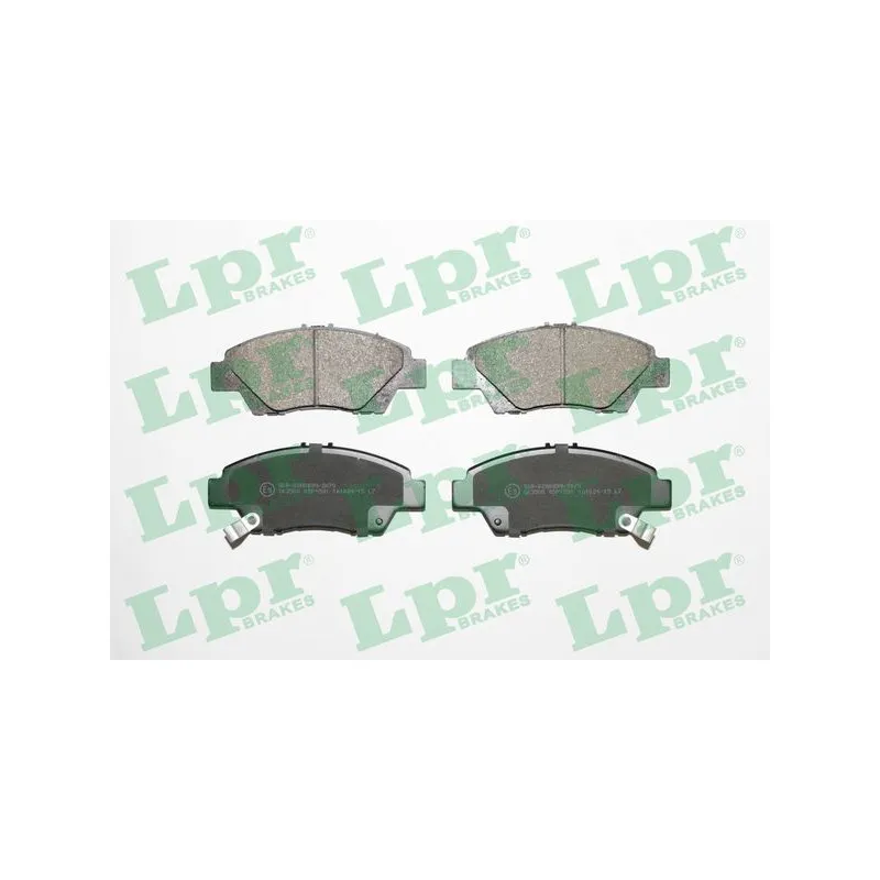 Jeu de 4 plaquettes de frein avant LPR 05P1591