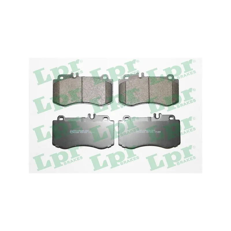 Jeu de 4 plaquettes de frein avant LPR 05P1592