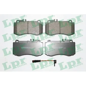 Jeu de 4 plaquettes de frein avant LPR 05P1592A