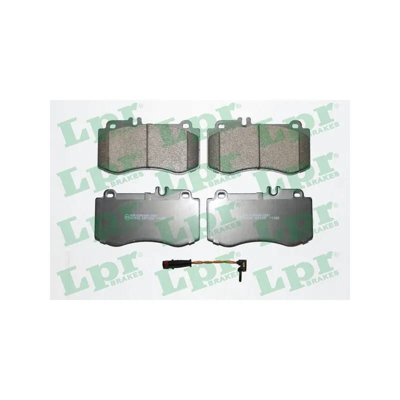 Jeu de 4 plaquettes de frein avant LPR 05P1592A