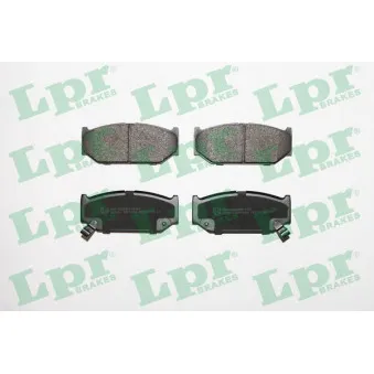 Jeu de 4 plaquettes de frein avant LPR 05P1594