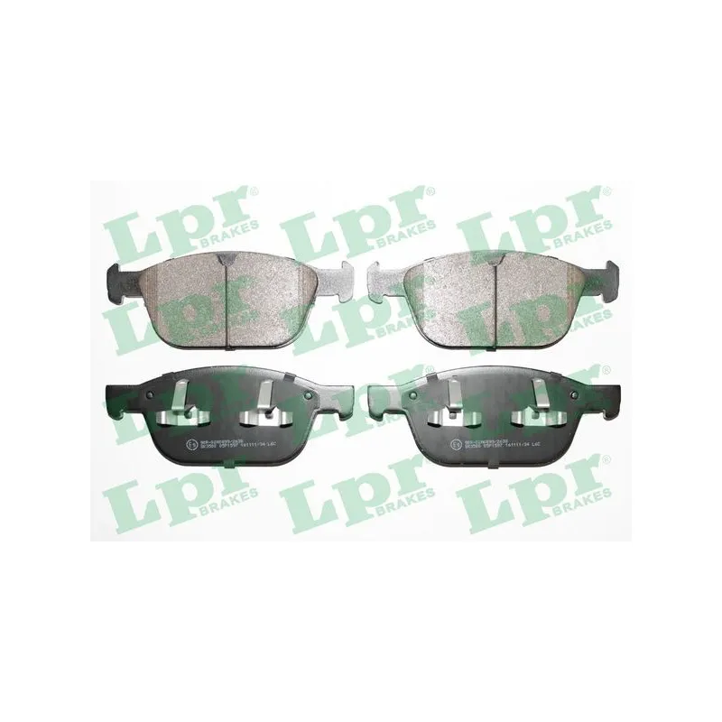 Jeu de 4 plaquettes de frein avant LPR 05P1597