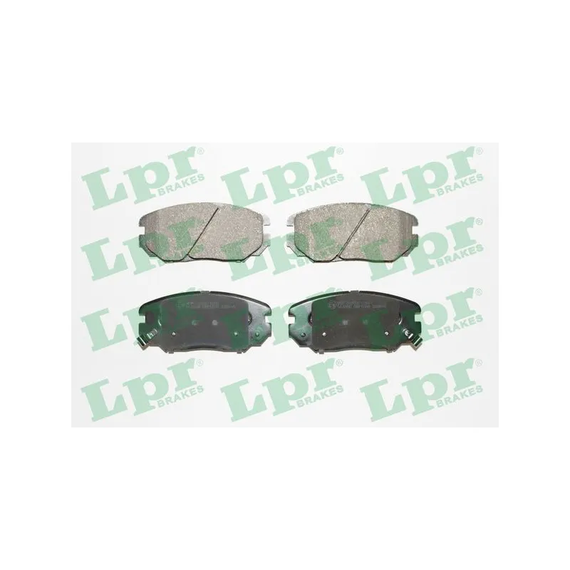 Jeu de 4 plaquettes de frein avant LPR 05P1599