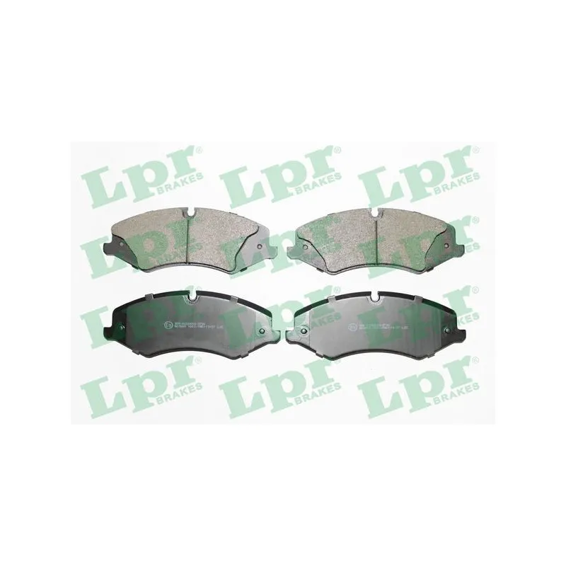 Jeu de 4 plaquettes de frein avant LPR 05P1600