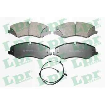 Jeu de 4 plaquettes de frein avant LPR 05P1600C