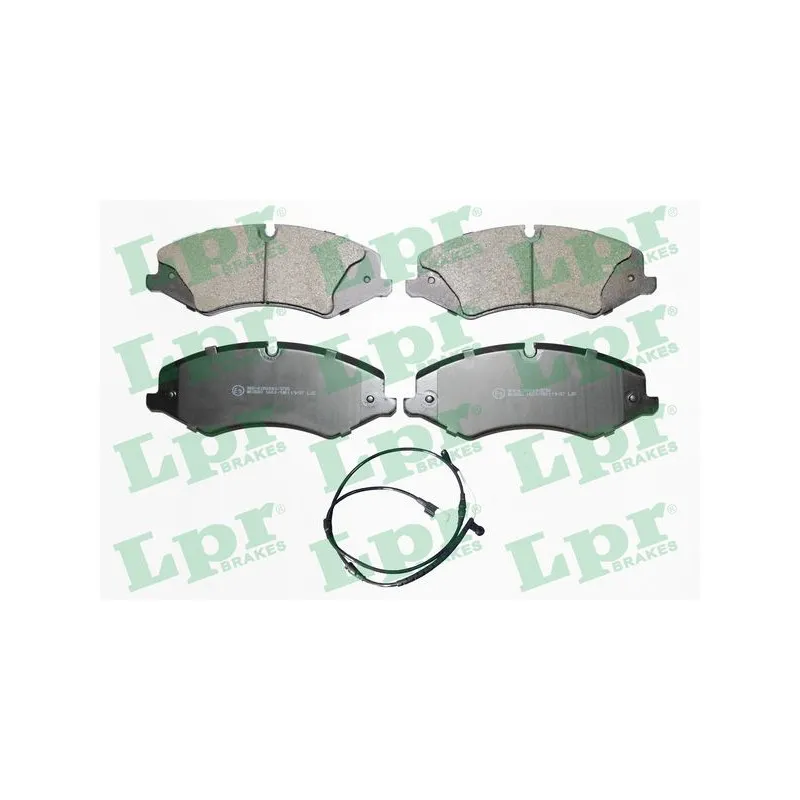 Jeu de 4 plaquettes de frein avant LPR 05P1600C