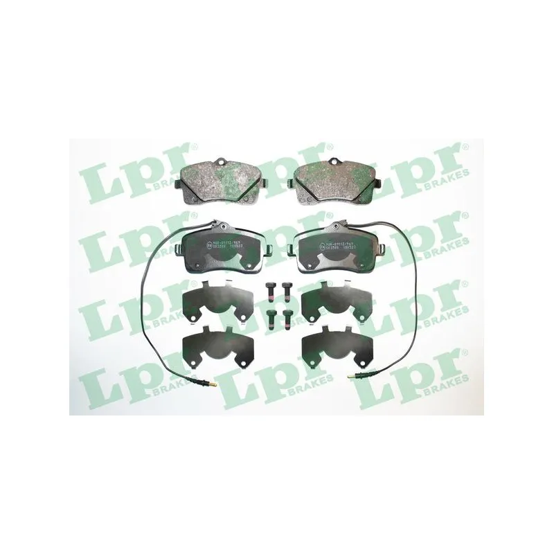 Jeu de 4 plaquettes de frein avant LPR 05P1601