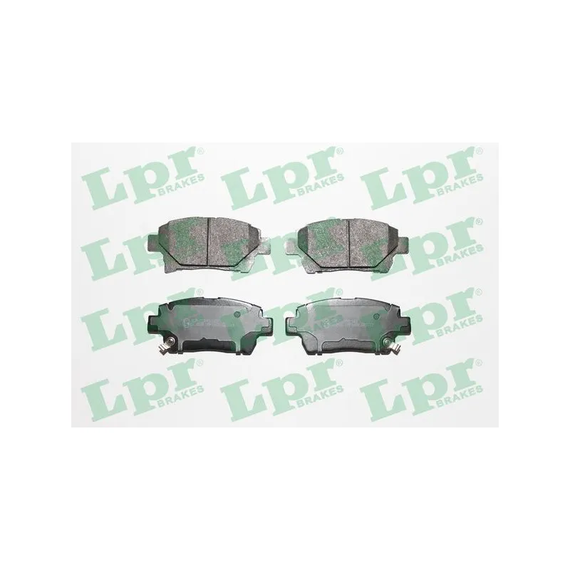 Jeu de 4 plaquettes de frein avant LPR 05P1602