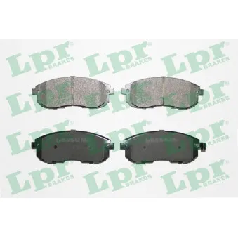 Jeu de 4 plaquettes de frein avant LPR 05P1605