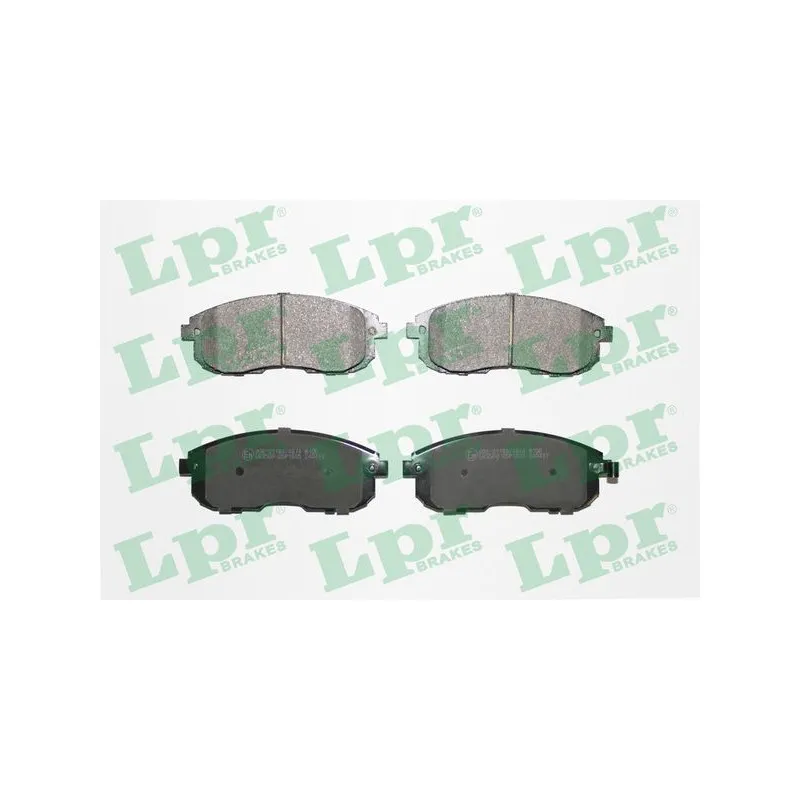 Jeu de 4 plaquettes de frein avant LPR 05P1605