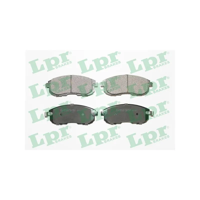 Jeu de 4 plaquettes de frein avant LPR 05P1606