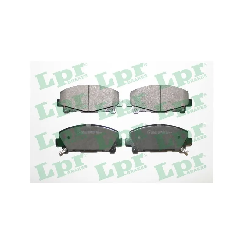 Jeu de 4 plaquettes de frein avant LPR 05P1607