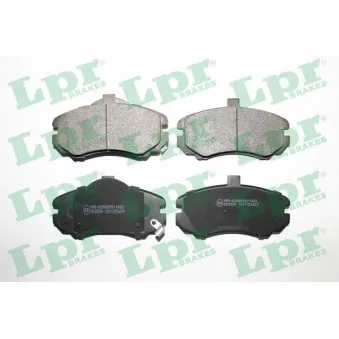 Jeu de 4 plaquettes de frein avant LPR 05P1609