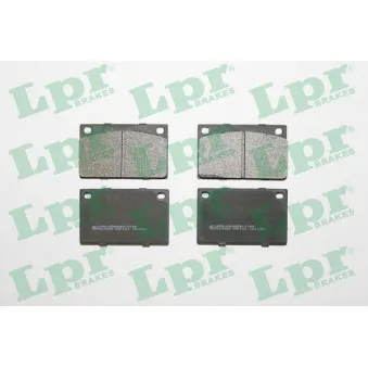 Jeu de 4 plaquettes de frein avant LPR 05P161