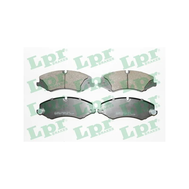 Jeu de 4 plaquettes de frein avant LPR 05P1616