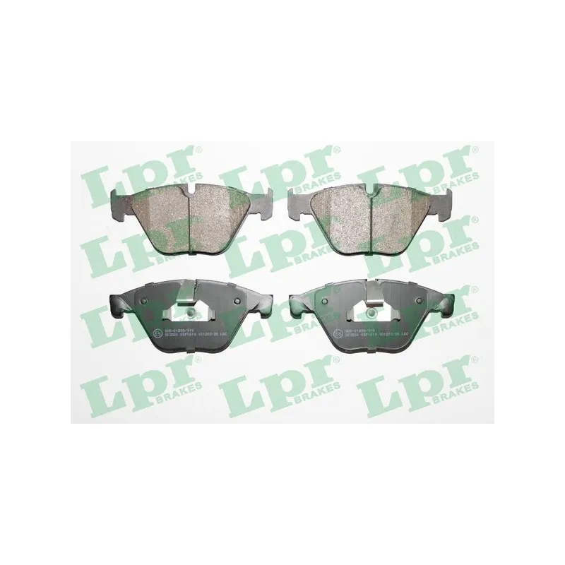 Jeu de 4 plaquettes de frein avant LPR 05P1619