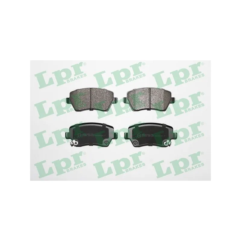 Jeu de 4 plaquettes de frein avant LPR 05P1621