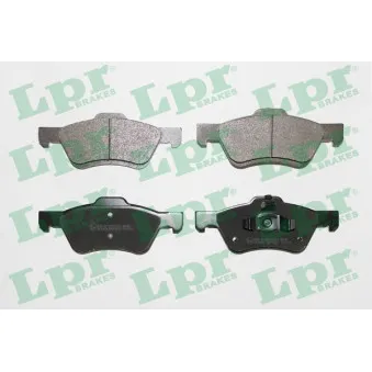 Jeu de 4 plaquettes de frein avant LPR 05P1622