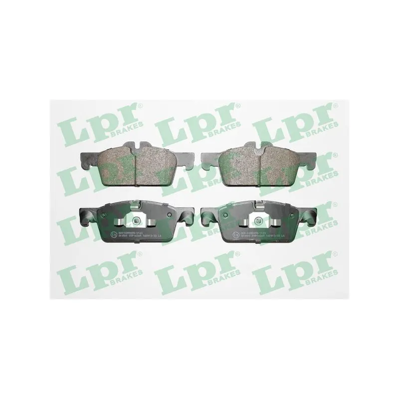 Jeu de 4 plaquettes de frein avant LPR 05P1626