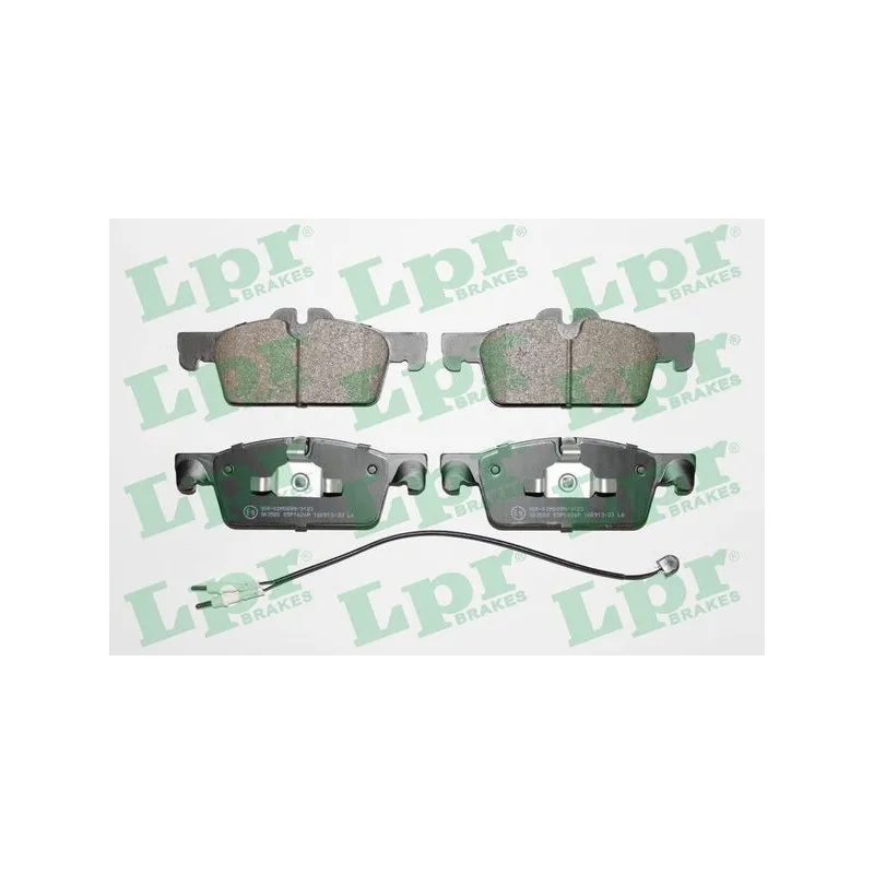 Jeu de 4 plaquettes de frein avant LPR 05P1626A