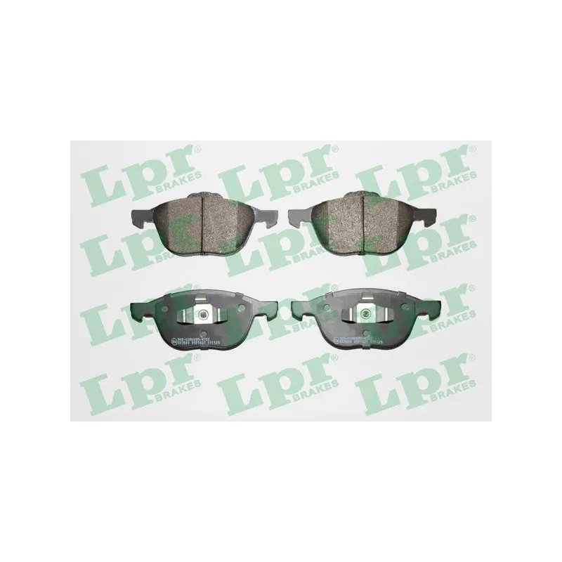 Jeu de 4 plaquettes de frein avant LPR 05P1627