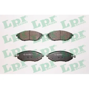 Jeu de 4 plaquettes de frein avant LPR 05P1629