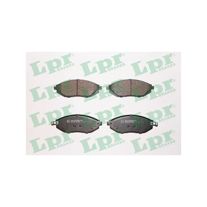 Jeu de 4 plaquettes de frein avant LPR 05P1629