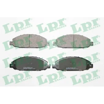 Jeu de 4 plaquettes de frein avant LPR 05P1635