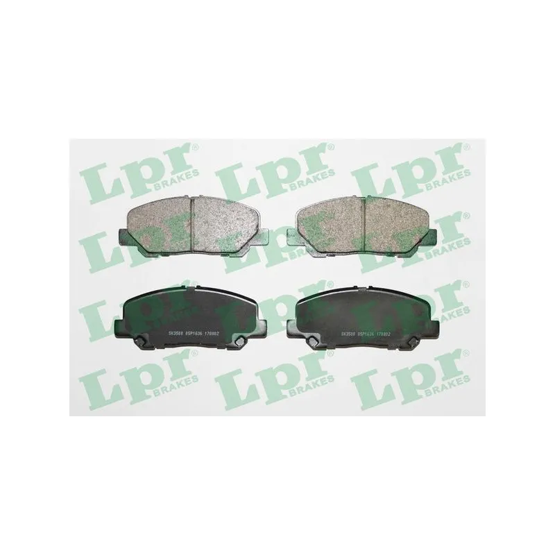 Jeu de 4 plaquettes de frein avant LPR 05P1636