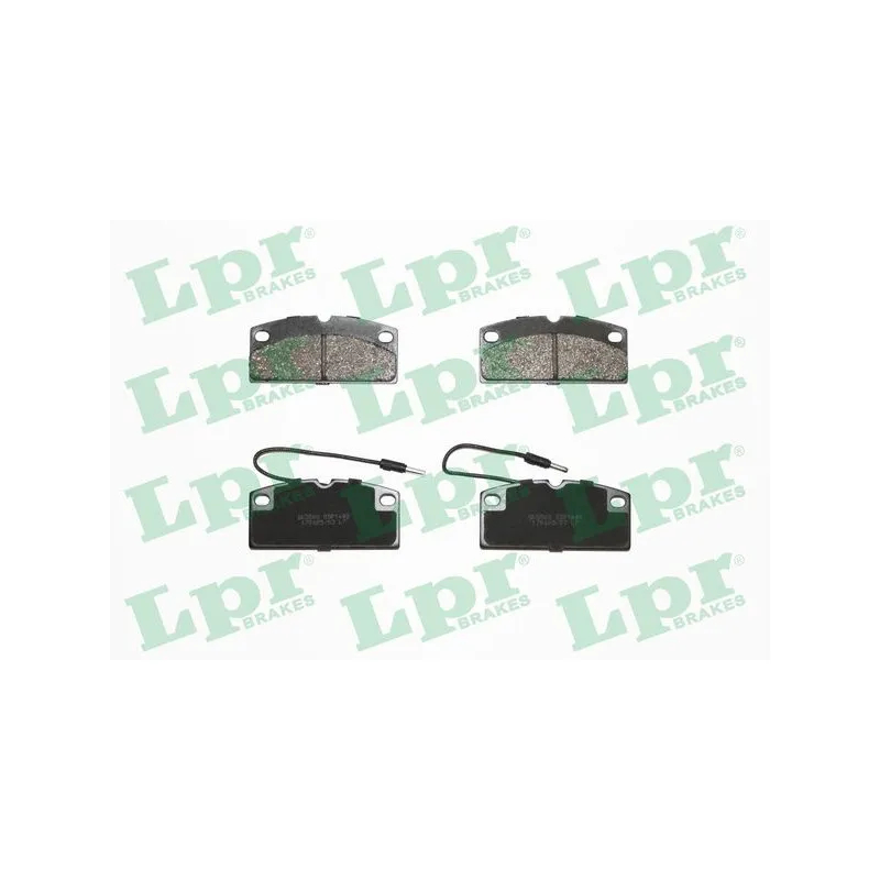 Jeu de 4 plaquettes de frein avant LPR 05P1649