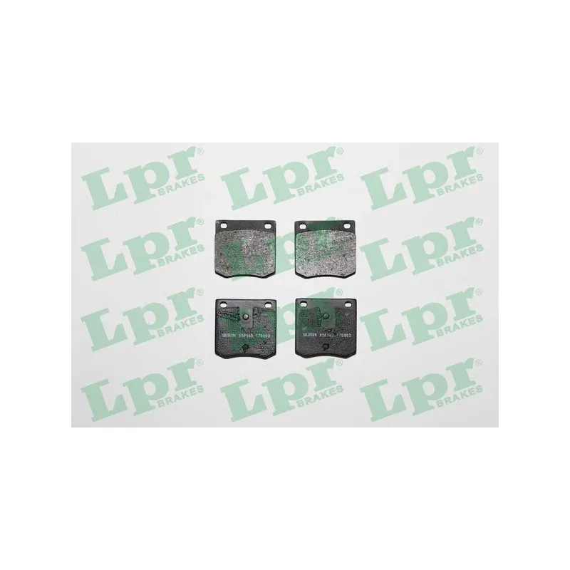 Jeu de 4 plaquettes de frein avant LPR 05P165