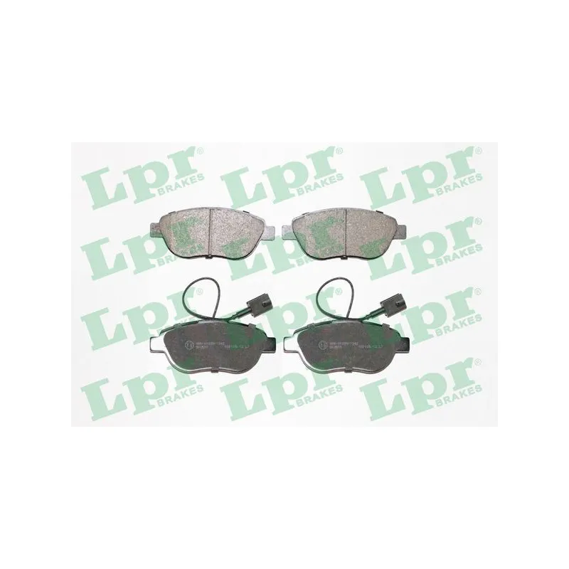 Jeu de 4 plaquettes de frein avant LPR 05P1657