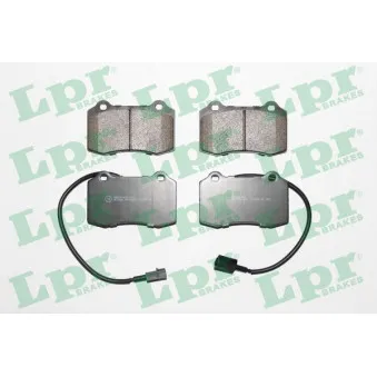 Jeu de 4 plaquettes de frein avant LPR 05P1665
