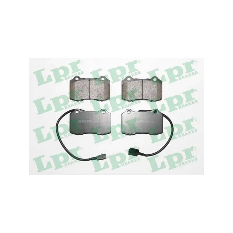Jeu de 4 plaquettes de frein avant LPR 05P1665