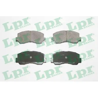 Jeu de 4 plaquettes de frein avant LPR 05P167