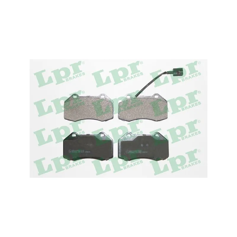 Jeu de 4 plaquettes de frein avant LPR 05P1670