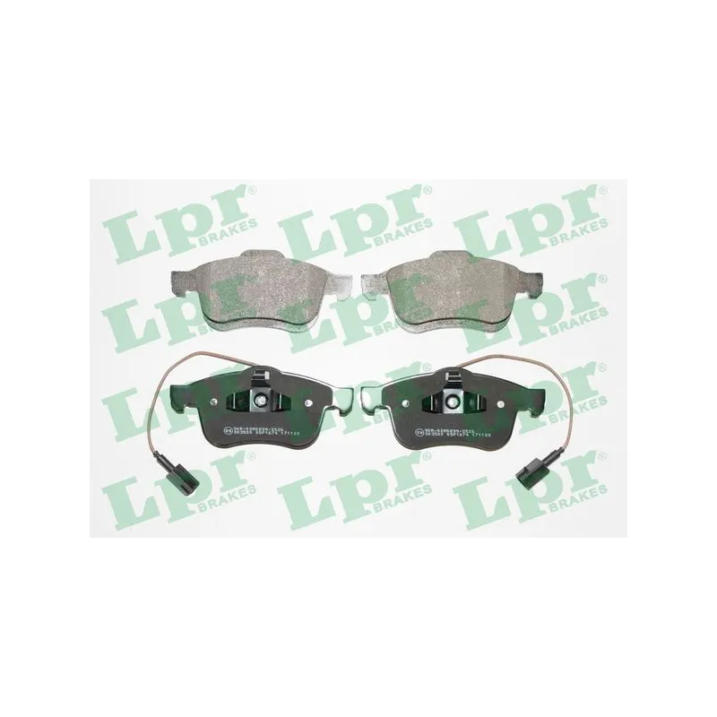Jeu de 4 plaquettes de frein avant LPR 05P1674