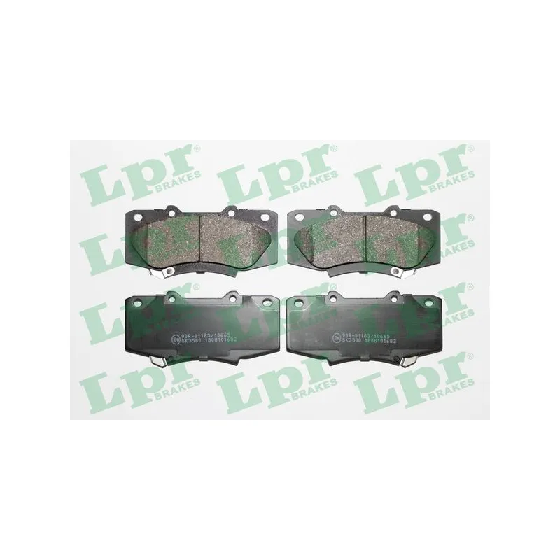 Jeu de 4 plaquettes de frein avant LPR 05P1682
