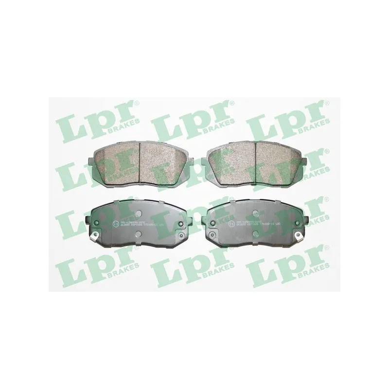 Jeu de 4 plaquettes de frein avant LPR 05P1689