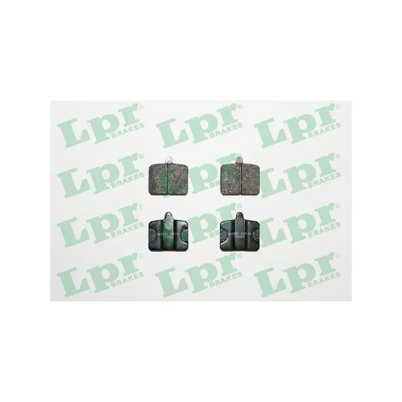 Jeu de 4 plaquettes de frein avant LPR 05P170