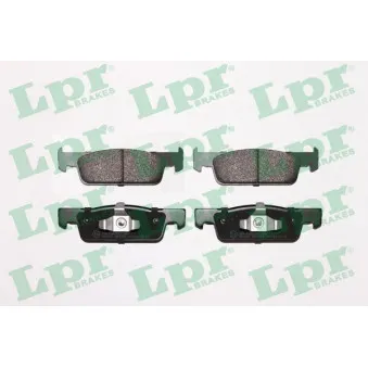Jeu de 4 plaquettes de frein avant LPR 05P1702