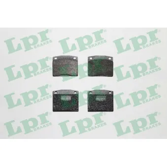 Jeu de 4 plaquettes de frein avant LPR 05P173