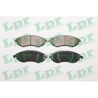 Jeu de 4 plaquettes de frein avant LPR 05P1730
