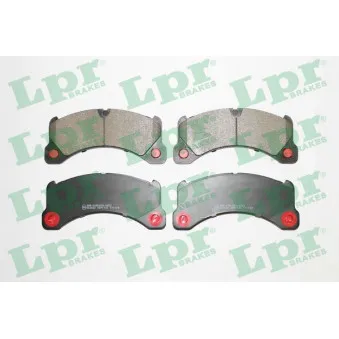 Jeu de 4 plaquettes de frein avant LPR 05P1731