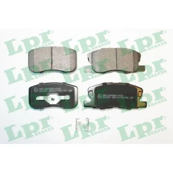 Jeu de 4 plaquettes de frein avant LPR 05P1733