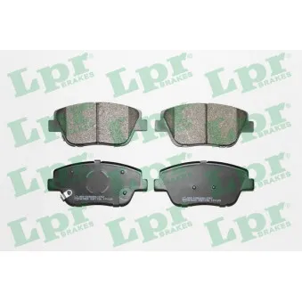 Jeu de 4 plaquettes de frein avant LPR 05P1736