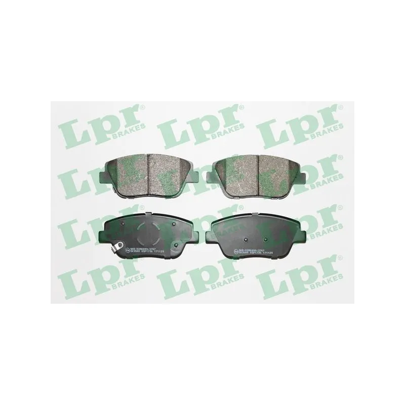 Jeu de 4 plaquettes de frein avant LPR 05P1736