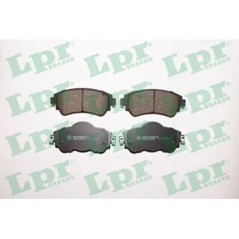 Jeu de 4 plaquettes de frein avant LPR 05P1740