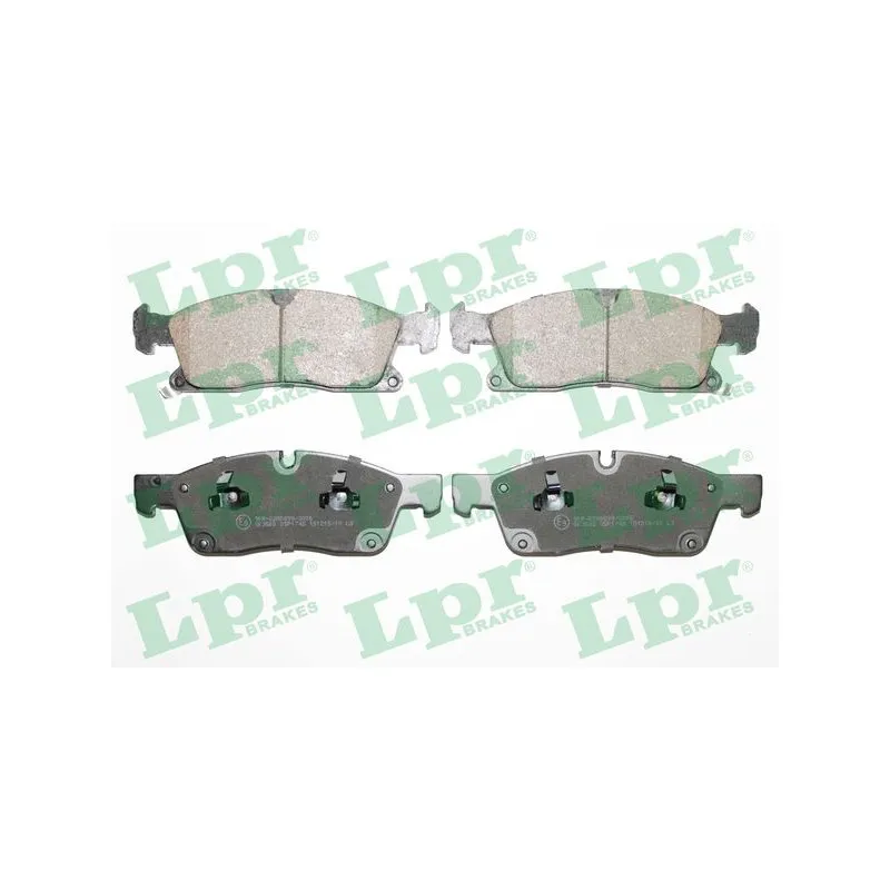Jeu de 4 plaquettes de frein avant LPR 05P1745