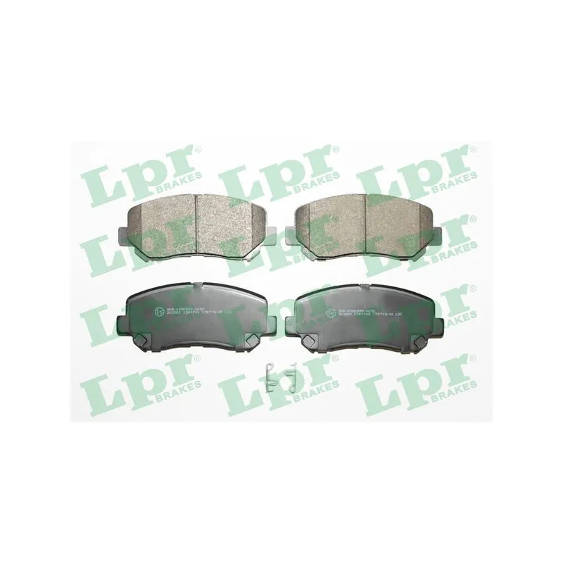 Jeu de 4 plaquettes de frein avant LPR 05P1748